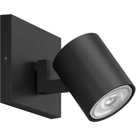 Philips runner spot métallique simple gu10 ip20 noir -43529200