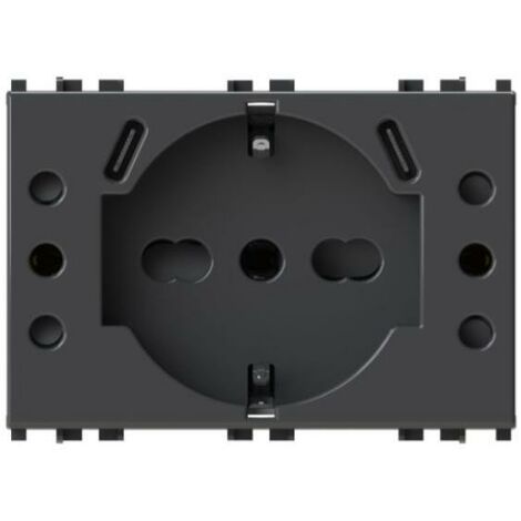 Einbausteckdose P503 – 5-fach, Kompatibel Mit Bticino LivingLight
