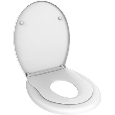 Siege De Toilette Familial Siege De Toilette Reducteur Pour Enfant 44 8 X 37 1 Cm Forme En O Materiau Pp