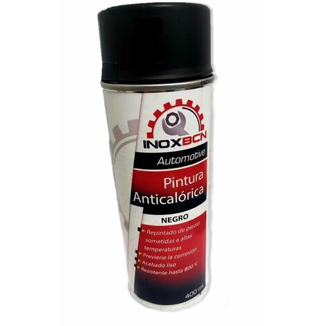Spray Pintura Anticalorica 800 grados Color Negro