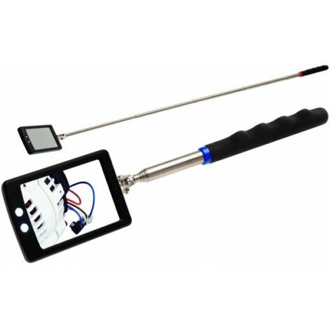 espejo de inspeccion telescopico con led para coches,motos,taller,etc..