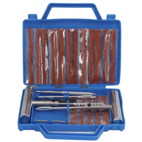 Kit de herramientas para reparar pinchazos en ruedas reparador pinchazos coche