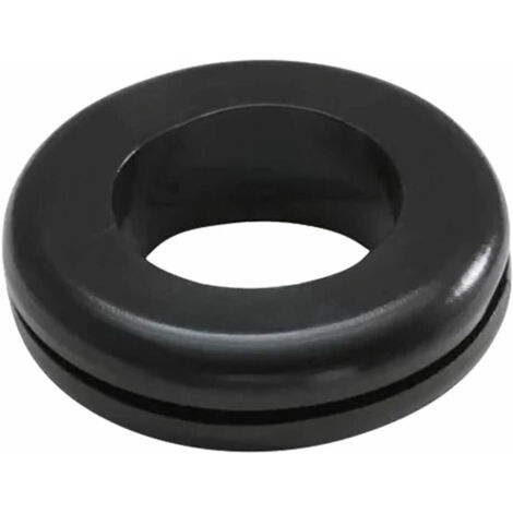 Pack 60 Pasacables De Goma Impermeables – 30 Negros + 30 Blancos, Diámetro Interior 4 Mm, Montaje 6 Mm, Protección De Cables