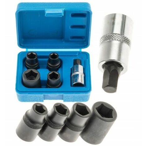Juego de vasos para frenos 1/2 punta pentagonal girling y bendix 5 pzs (1/4)