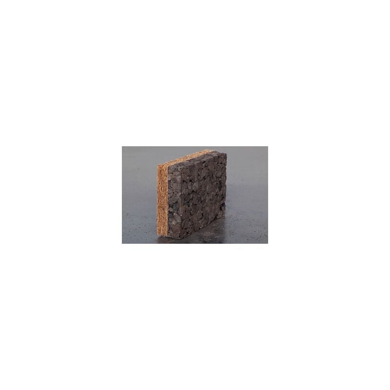 liège expansé et fibre de coco en panneau amorim, 1+1 (liège 20 + coco 20) - 1000 x 500mm, 8 panneaux = 4m²