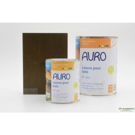 Lasure pour bois n°160 AURO, Noire - (1/3)