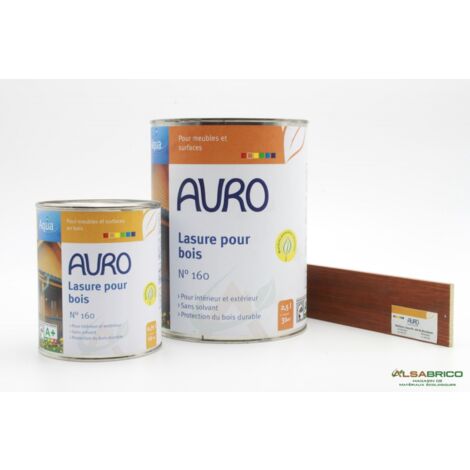 Lasure pour bois n°160 AURO, Noyer - (1/3)