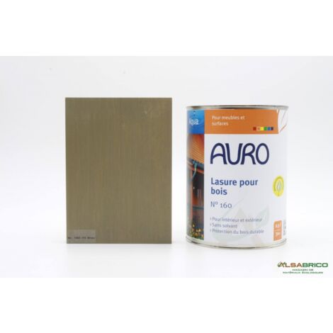 Lasure pour bois n°160 AURO, Grise -