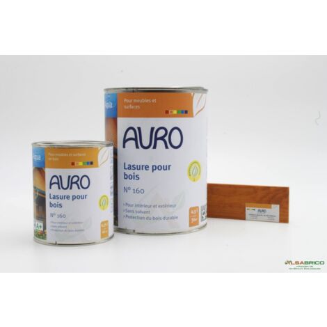 Lasure pour bois n°160 AURO, Brun Clair -
