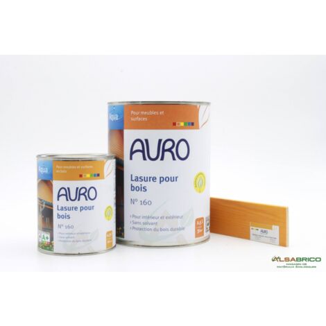 Lasure pour bois n°160 AURO, Ocre Jaune - (1/4)
