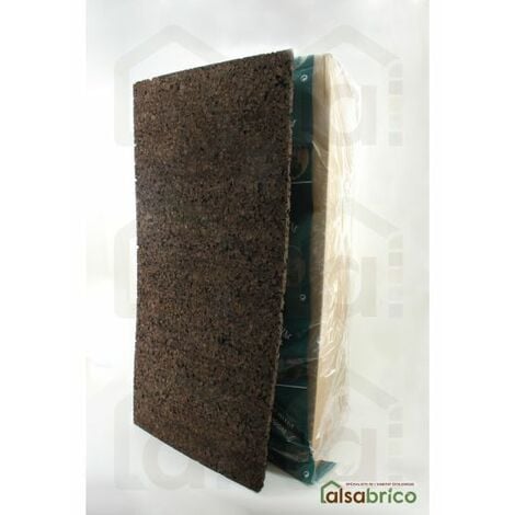 panneau de liège isolant expansé amorim, ép. 120mm - 1000 x 500mm, 2 panneaux = 0.95m²