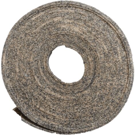 Bandes résilientes en liège et caoutchouc, bobine de 10 mètres, ép. 4mm - l.7cm x L.10 mètres linéaires
