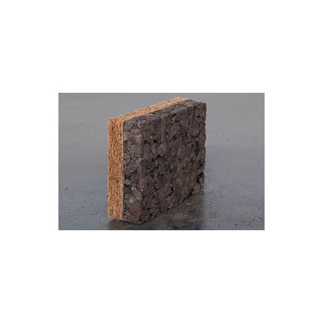 liège expansé et fibre de coco en panneau amorim, 1+1 (liège 20 + coco 20) - 1000 x 500mm, 8 panneaux = 4m²