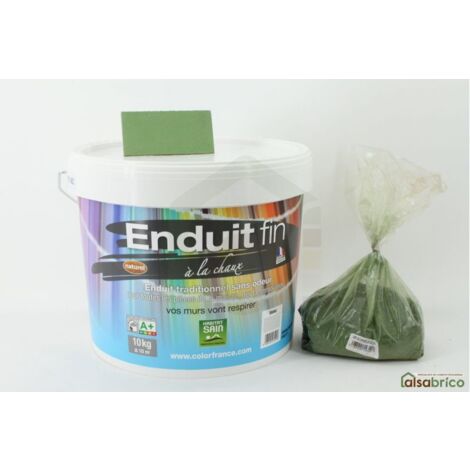 Enduit à la chaux à mélanger avec pigments naturels,