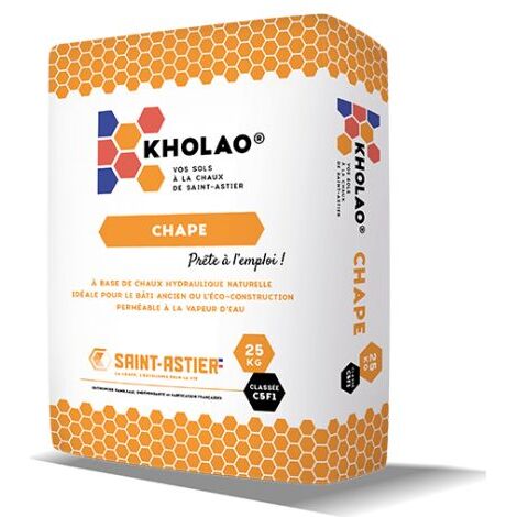 Mortier chape à la chaux prêt à l'emploi KHOLAO® Saint-Astier,