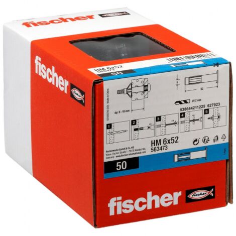 Cheville métallique pour corps creux HM Fischer,