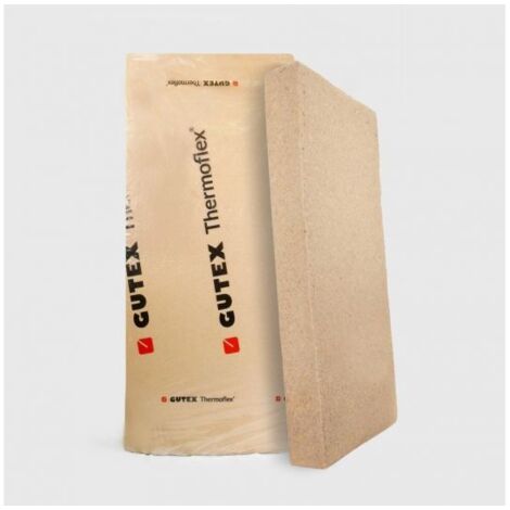 Thermoflex Gutex : Panneau isolant en laine de bois certifié ACERMI, ép. 100mm - 1350 x 575mm