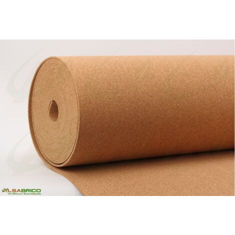 rouleau isolant souple en liège dense, ép. 5mm - 10m x 1m