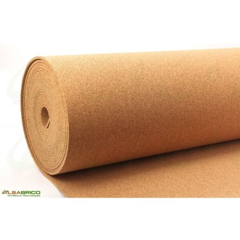 rouleau isolant souple en liège dense, ép. 6mm - 10m x 1m
