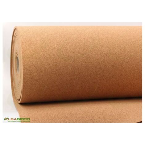 rouleau isolant souple en liège dense, ép. 10mm - 10m x 1m