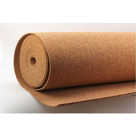 rouleau isolant souple en liège standard, ép. 6mm - 10m x 1m