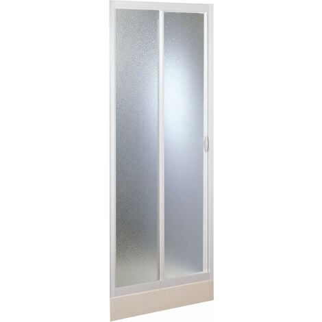 Puerta de ducha deslizante con apertura lateral de acrílico mod. Mercurio 100 cm
