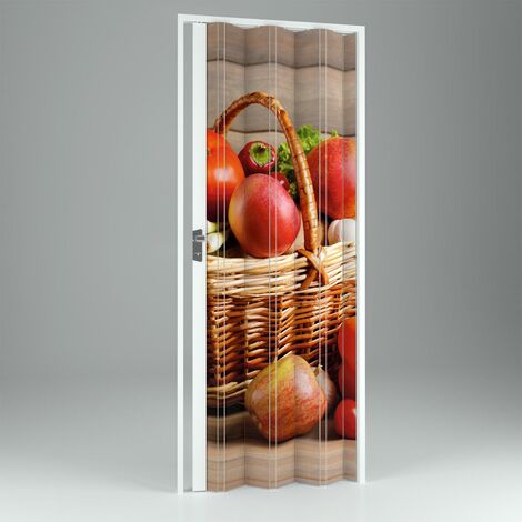 Puerta plegable estampada de interior de pvc mod. Vera 89,5x214 cm Children