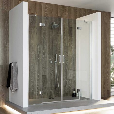 puerta-de-ducha-2-hojas-abatibles-vidrio-transparente-con-tratamiento