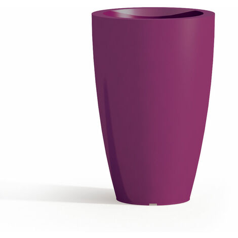 Maceta redonda de resina mod. Parodia Ø 33 cm h 50 violeta