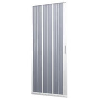 Puerta de ducha de pvc plegable blanca h 185 mod. Flex con apertura lateral 80 cm