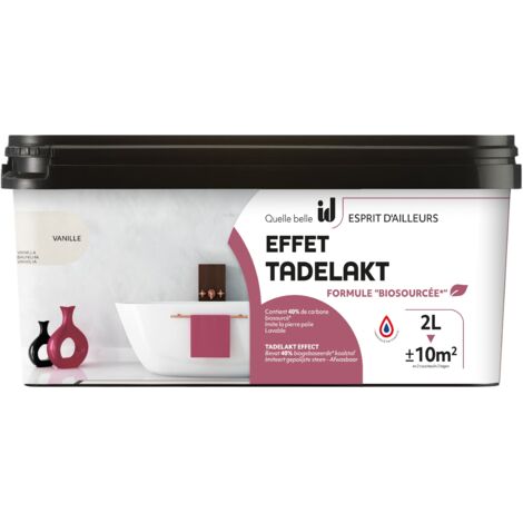 ENDUIT LISSE EFFET TADELAKT VANILLE 2L - ID PARIS