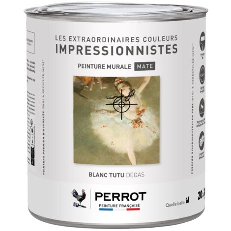 PEINTURE MURALE MATE BLANC TUTU DEGAS 500ML  - PERROT (1/3)