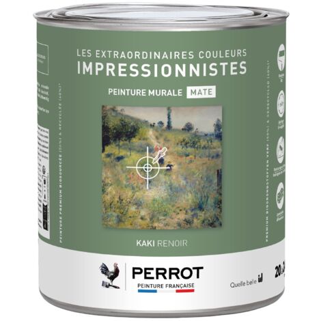 PEINTURE MURALE MATE KAKI RENOIR 2L - PERROT (1/3)
