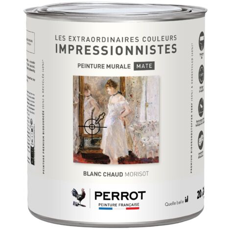 PEINTURE MURALE MATE BLANC CHAUD MORISOT 2L - PERROT (1/3)