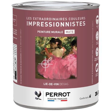 PEINTURE MURALE MATE LIE DE VIN DEGAS 2L - PERROT (1/3)