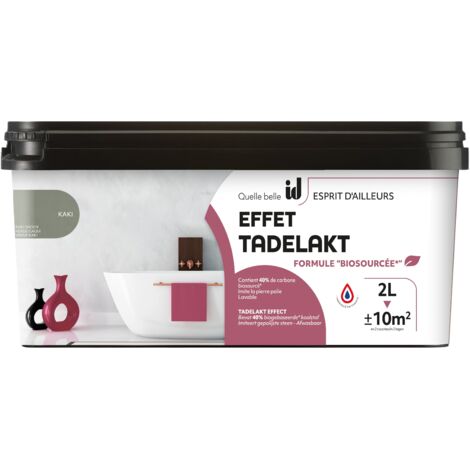 ENDUIT LISSE EFFET TADELAKT KAKI 2L - ID PARIS