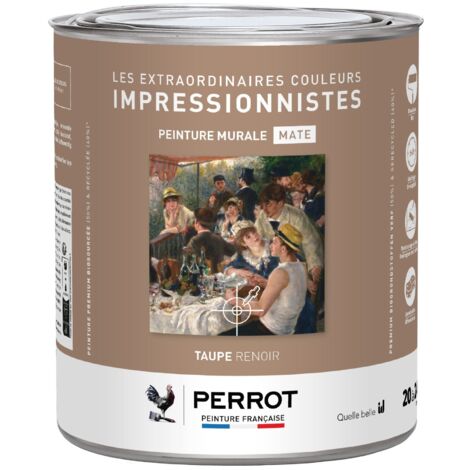 PEINTURE MURALE MATE TAUPE RENOIR 2L - PERROT (1/3)