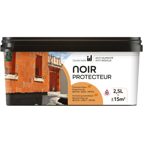 NOIR PROTECTEUR PHASE AQUEUSE 2.5L - Les anciens ébénistes