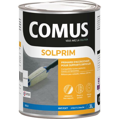 solprim 3L - Primaire d'accrochage pour peinture monocomposante en phase aqueuse & solvant - COMUS