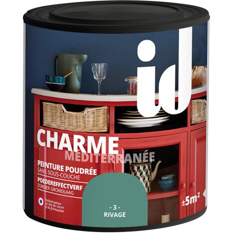 Peinture mate poudrée pour meubles et boiseries – 500ml – 16 coloris disponibles – Pour supports bois, plan de travail et objets – Id Paris (1/5)