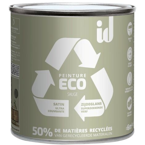 PEINTURE ECO RESPECTUEUSE  SATIN SAUGE 500ML - ID Paris (1/2)