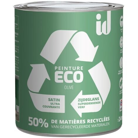 PEINTURE ECO RESPECTUEUSE  SATIN OLIVE 2L - ID Paris