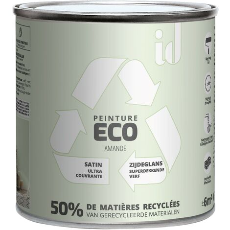 PEINTURE ECO RESPECTUEUSE SATIN AMANDE 500ML - ID Paris (1/2)