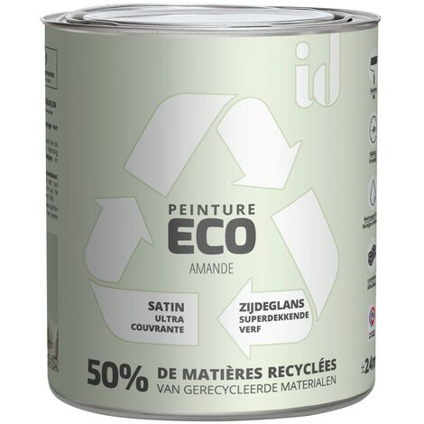 PEINTURE ECO RESPECTUEUSE SATIN AMANDE 2L - ID Paris (1/2)