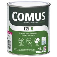 IZI R VELOURS 1L - Peinture en phase aqueuse finitions B éco-respectueuse à base de 50% de matières recyclées - COMUS