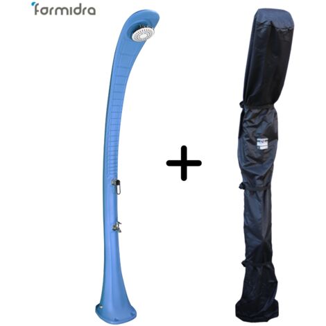 Douche Solaire COBRA Bleu - 32 L + Housse d'hivernage douche solaire - FORMIDRA