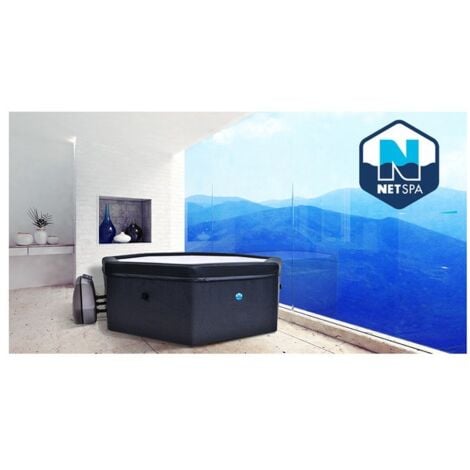 Spa semi rigide Netspa Vita - 4 places - Ø156 cm - Avec bloc moteur Filtration/Chauffage/Massage