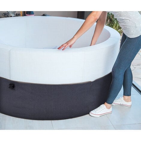 Spa semi rigide Netspa Vita - 4 places - Ø156 cm - Avec bloc moteur Filtration/Chauffage/Massage