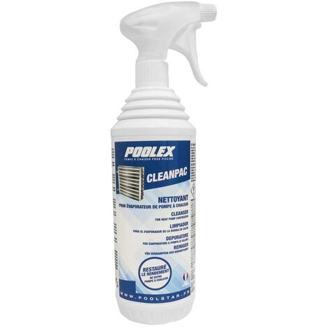 Nettoyant évaporateur de pompe à chaleur piscine CLEANPAC Poolex