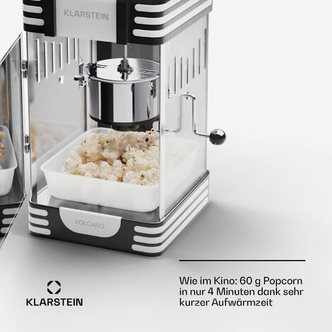 Vintage Popcornmaschine Aus Edelstahl - Nostalgie Für Zuhause